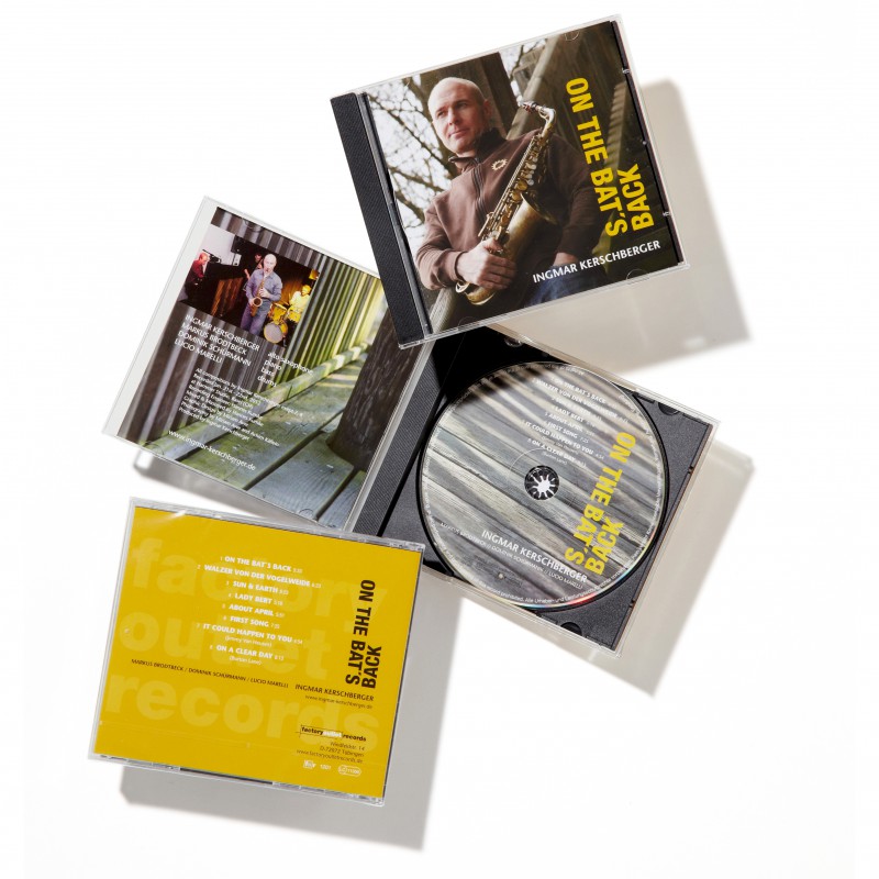 Jazz-CD Bookletgestaltung und Jewel-Case: Design Miriam Awe