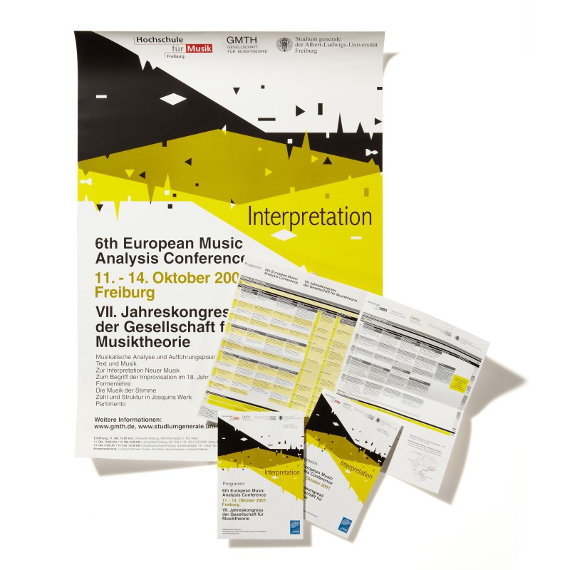 Plakatgestaltung und Programmheft eines Kongresses