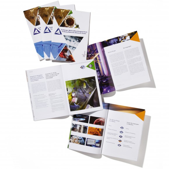 Image-Prospekt für ein Institut