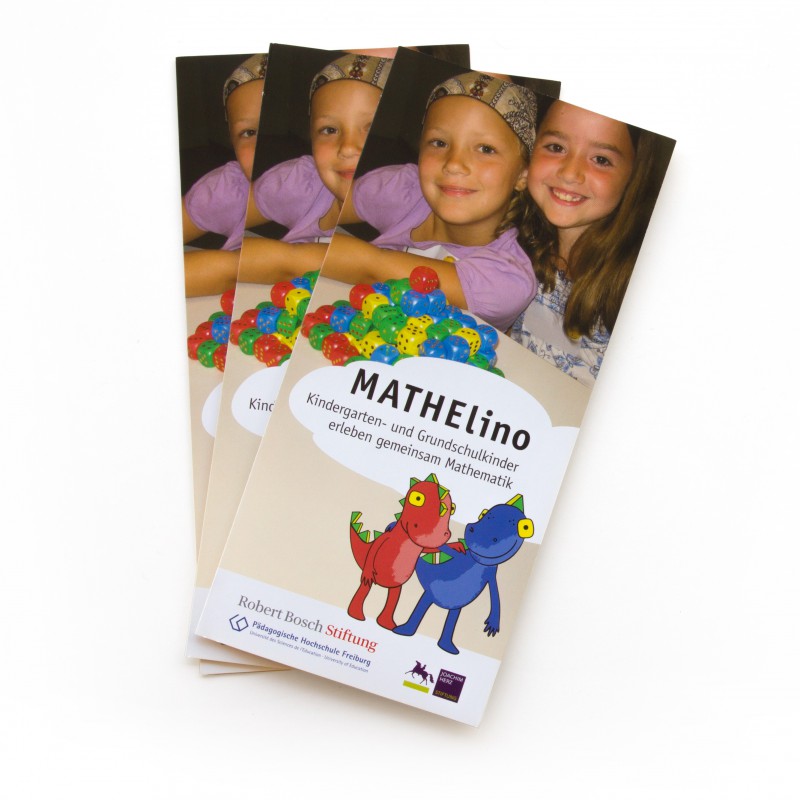 Mathelino-Projektflyer Titelgestaltung