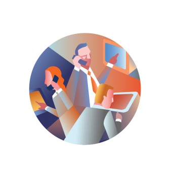 Illustration in Auftrag von Maushaus Inc.