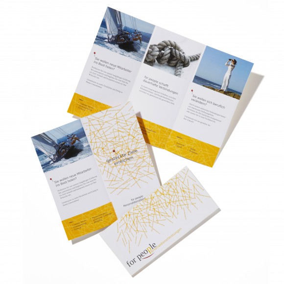 Flyer-Gestaltung für Personaldienstleister