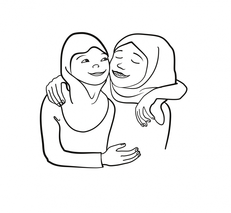 Vektor-Illustration für Religionsunterricht