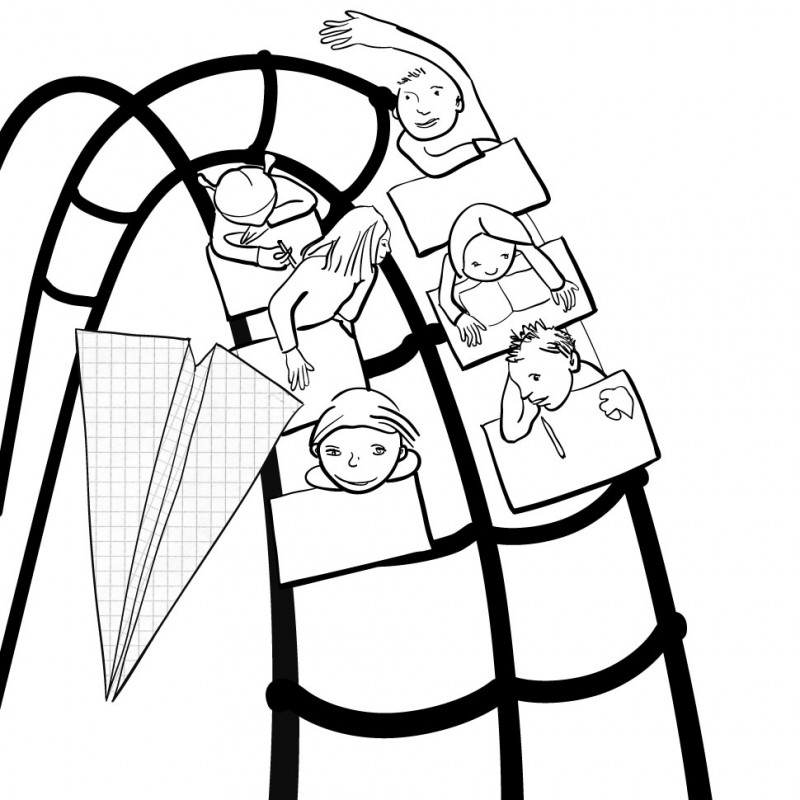 Schulkinder-Illustration Miriam Awe