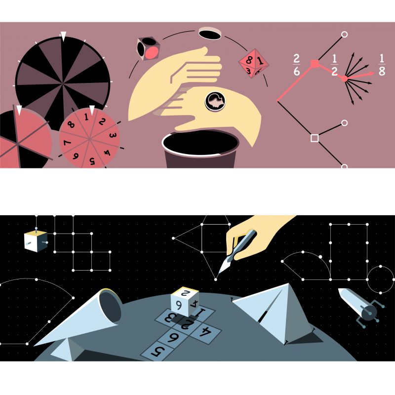 Illustrationsbeispiele für das Portal Mathewerkstatt